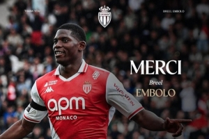 九游正版官网-据悉转会费1300万欧！摩纳哥官方：28岁瑞士前锋恩博洛加盟雷恩